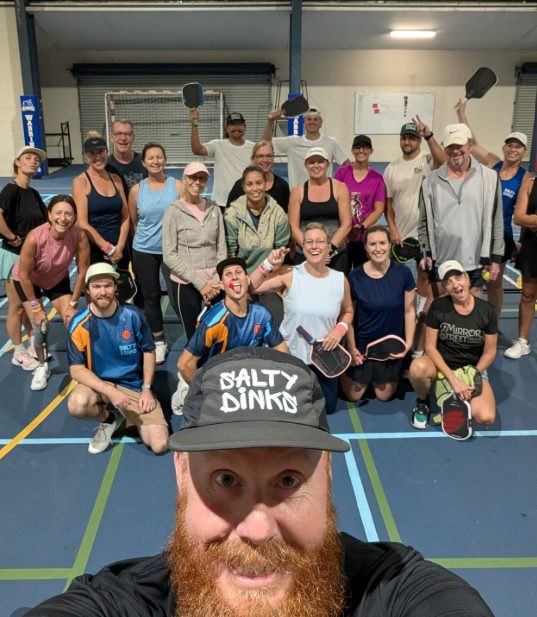 Big group selfie after a session