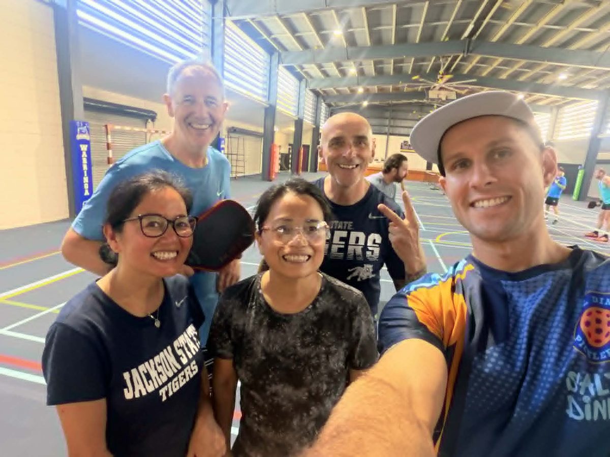 Group selfie after a session